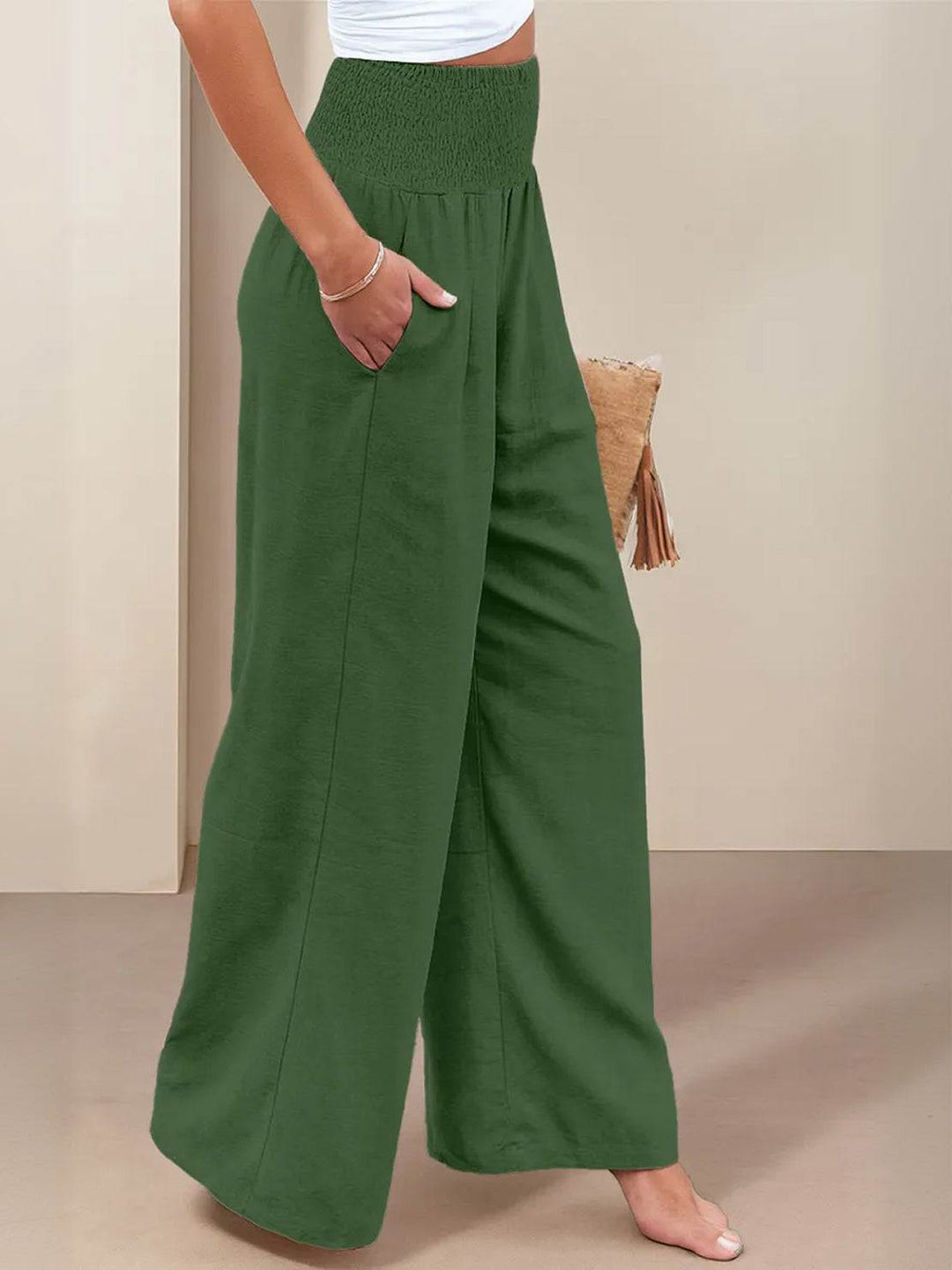 Dune Wijde Broek met Plooien