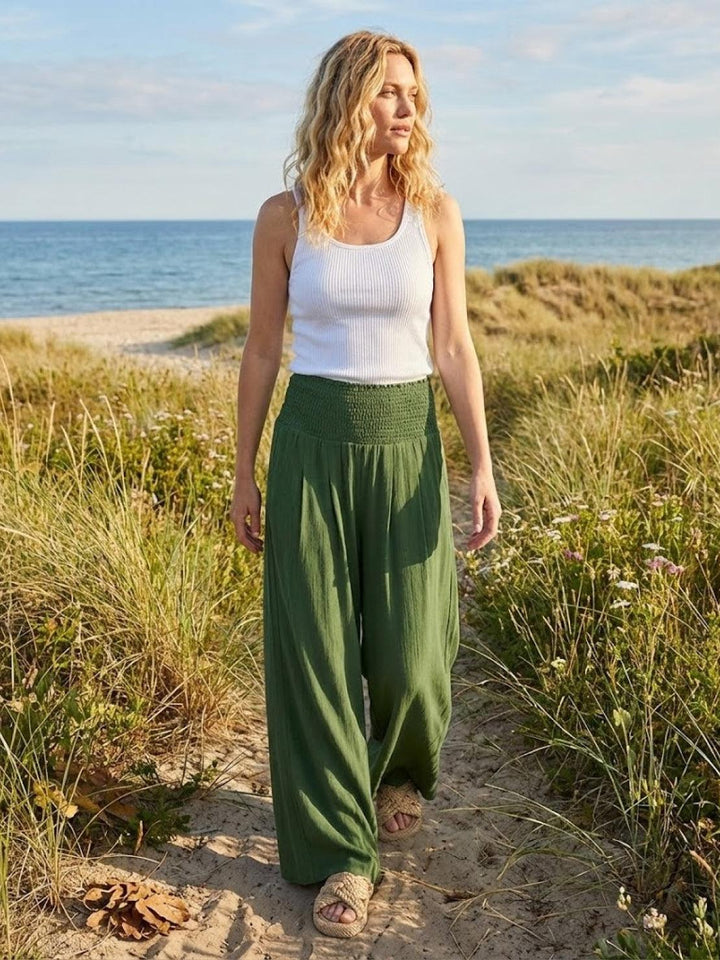 Dune Wijde Broek met Plooien