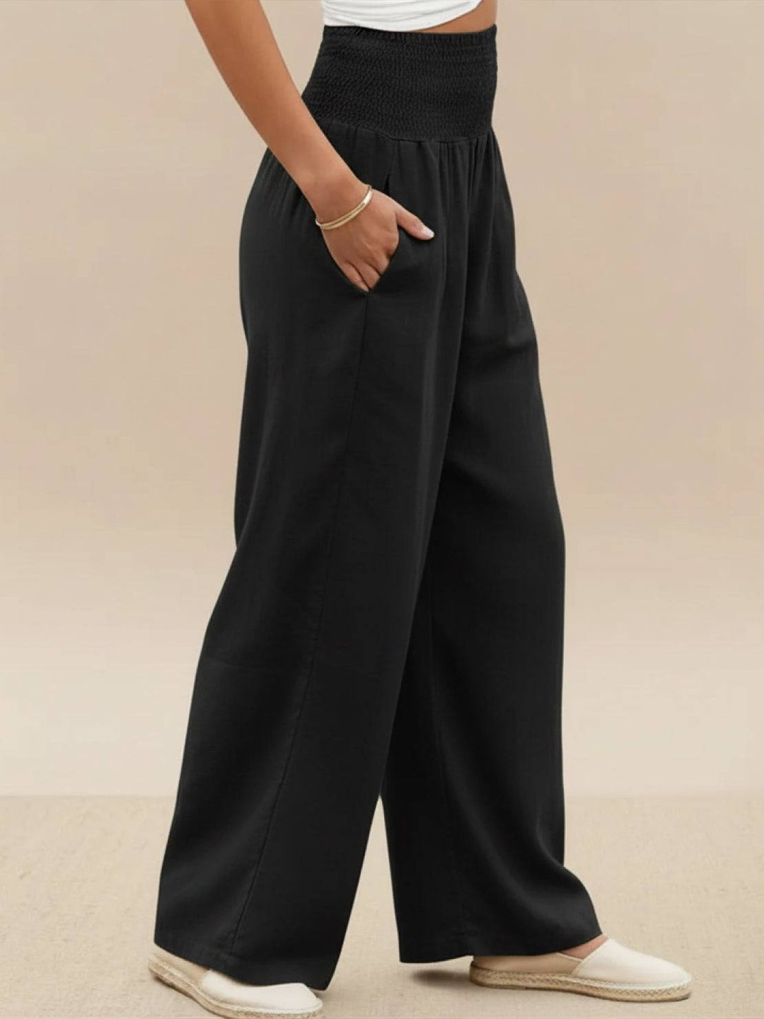 Dune Wijde Broek met Plooien