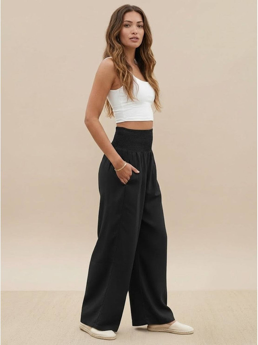 Dune Wijde Broek met Plooien