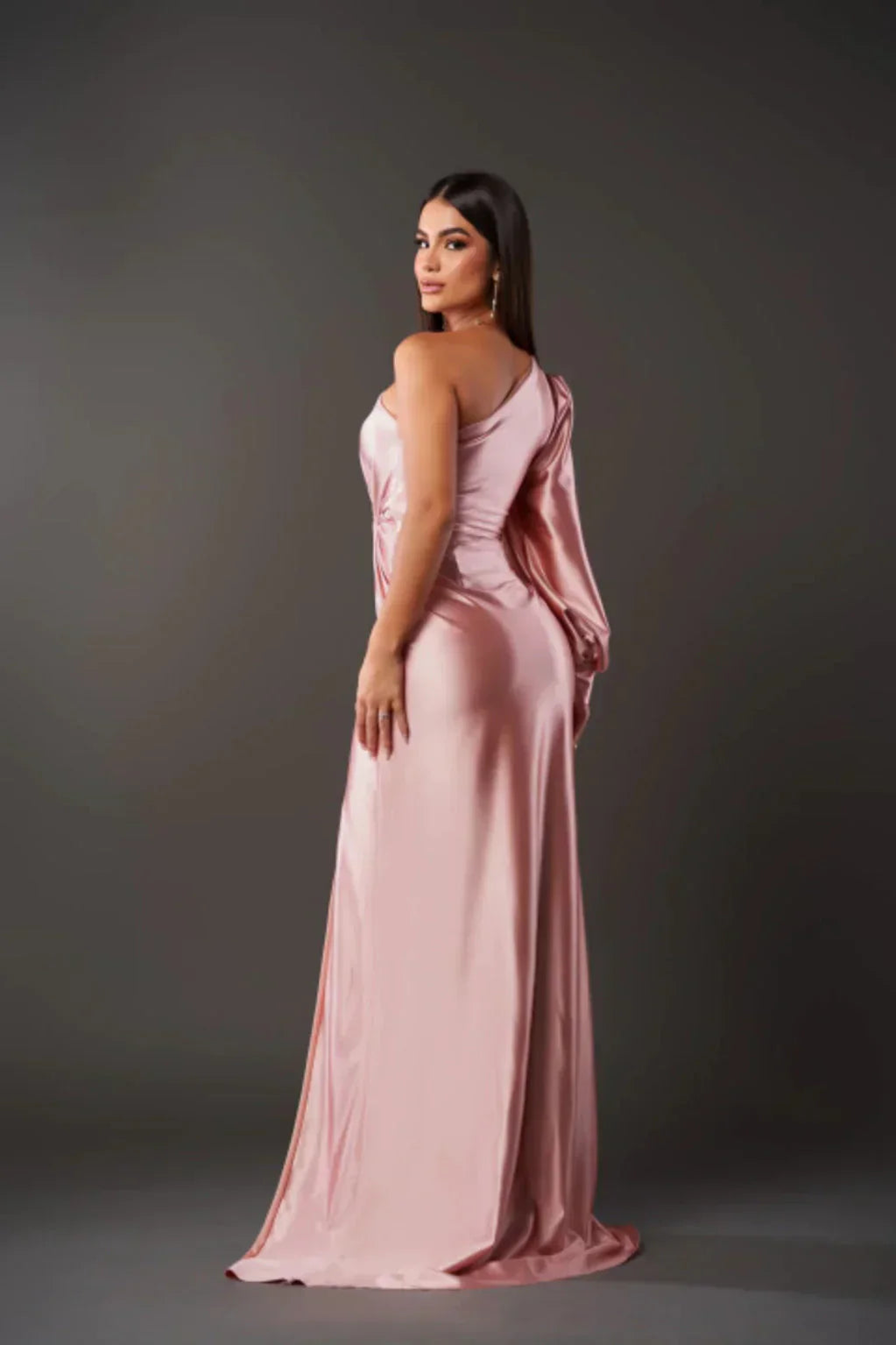 Odette Stijlvolle Maxi Jurk met One-shoulder
