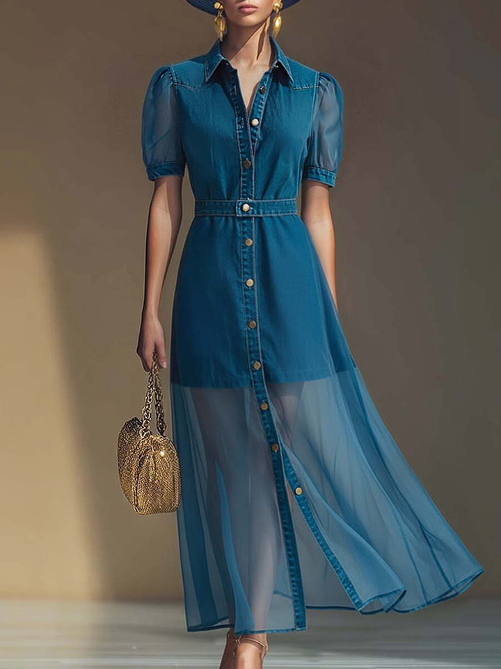 Isolde Elegante Maxi Jurk met V-hals