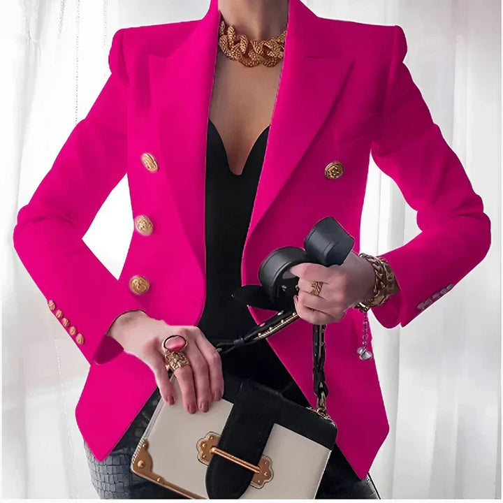 Monroe Getailleerde Jas met Knoopdetails