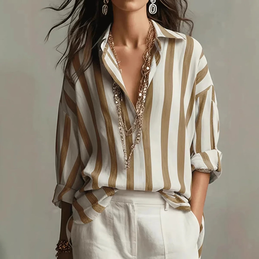 Juliette Relaxte Blouse met Knoopdetails