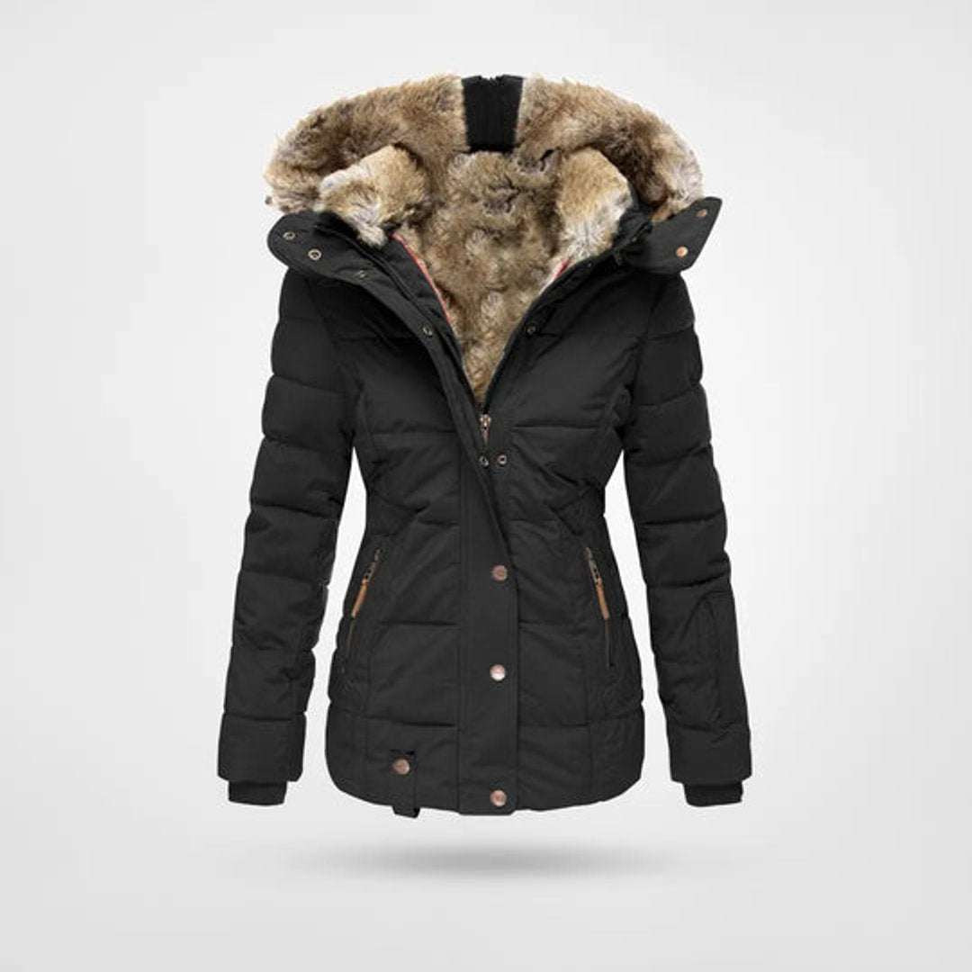 Emily Pufferjas met Capuchon