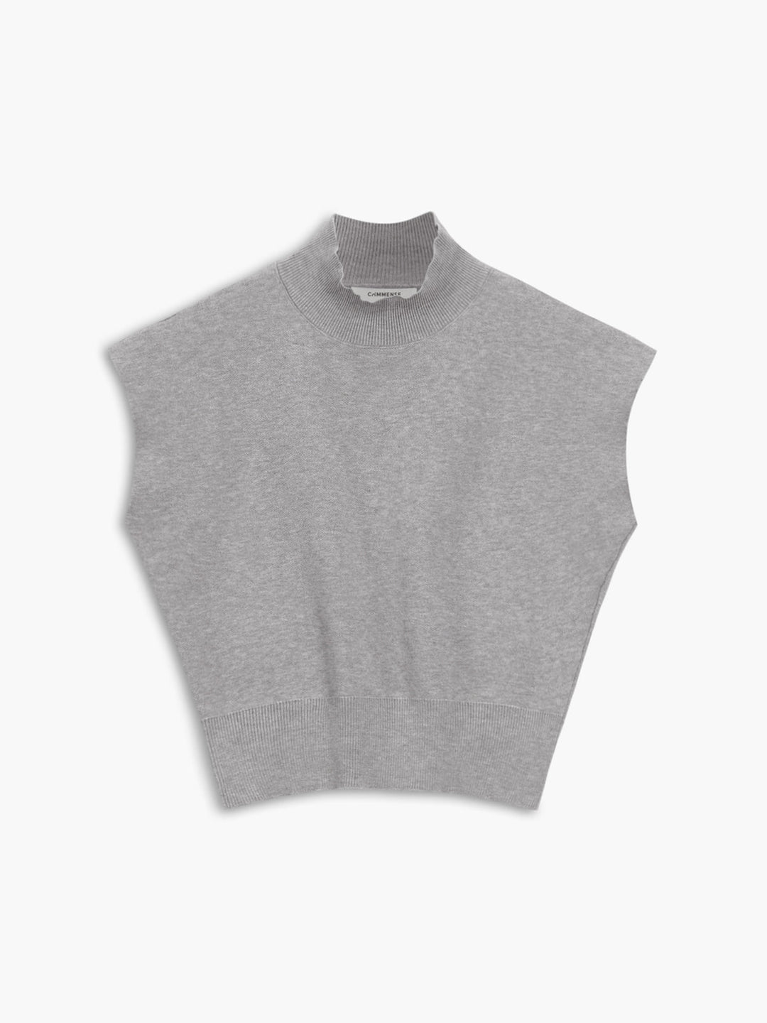 Hailey | Dames Mock Neck Korte Mouw Casual Top