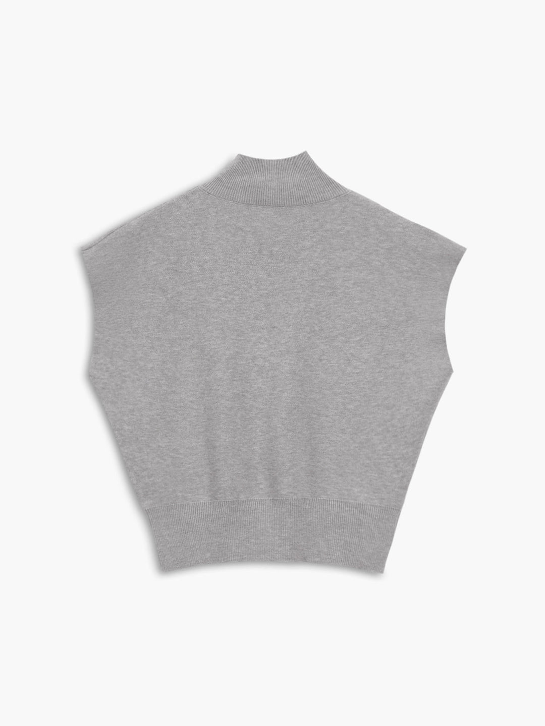 Hailey | Dames Mock Neck Korte Mouw Casual Top
