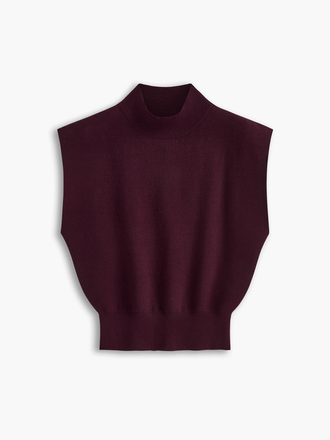 Hailey | Dames Mock Neck Korte Mouw Casual Top