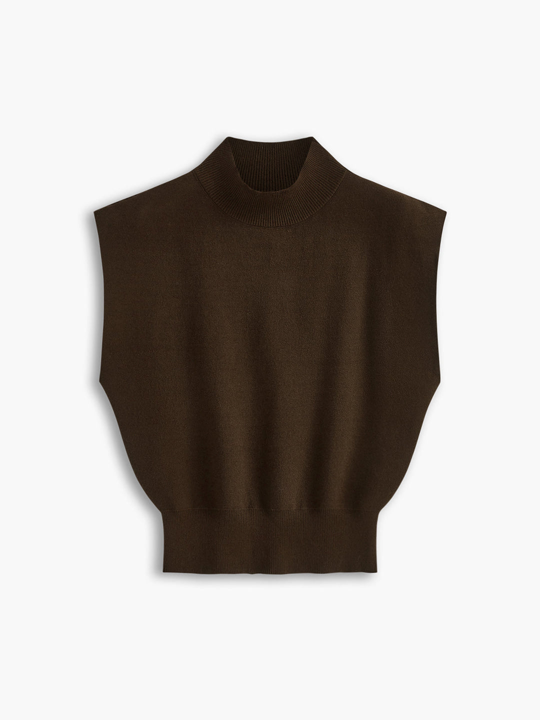 Hailey | Dames Mock Neck Korte Mouw Casual Top