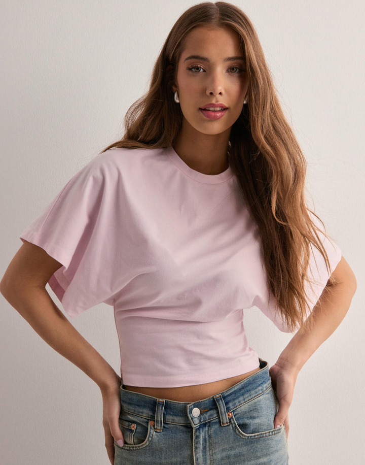 Leona Relaxte Top met Ronde hals