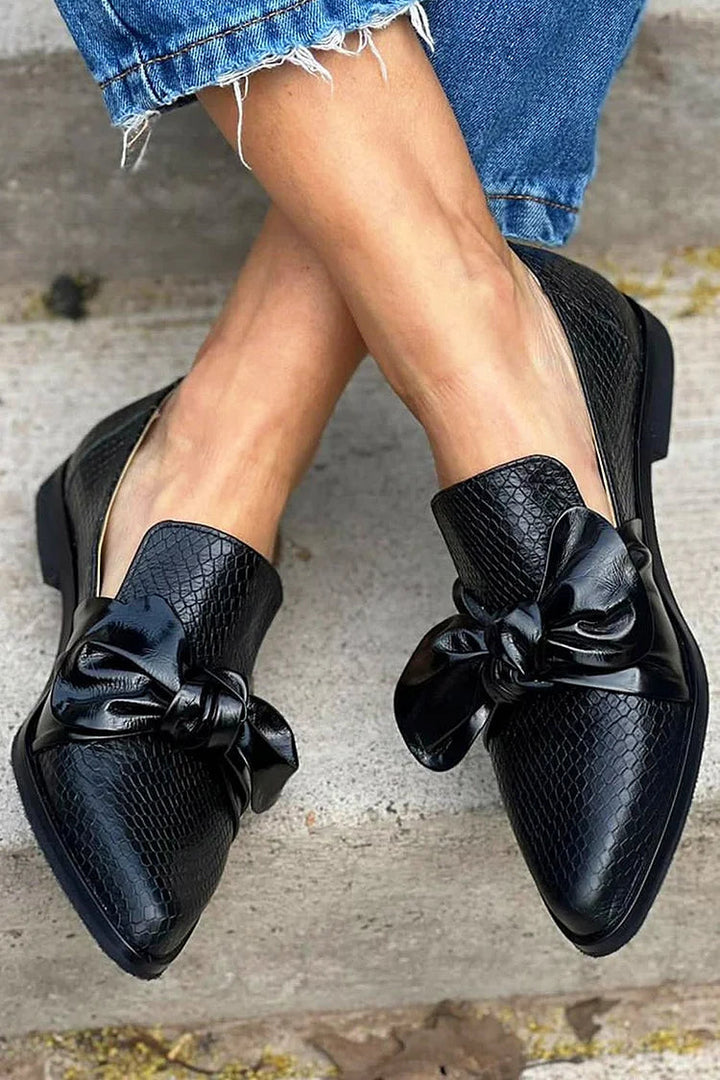 Leonie Comfortabele Schoenen met Strikdetail