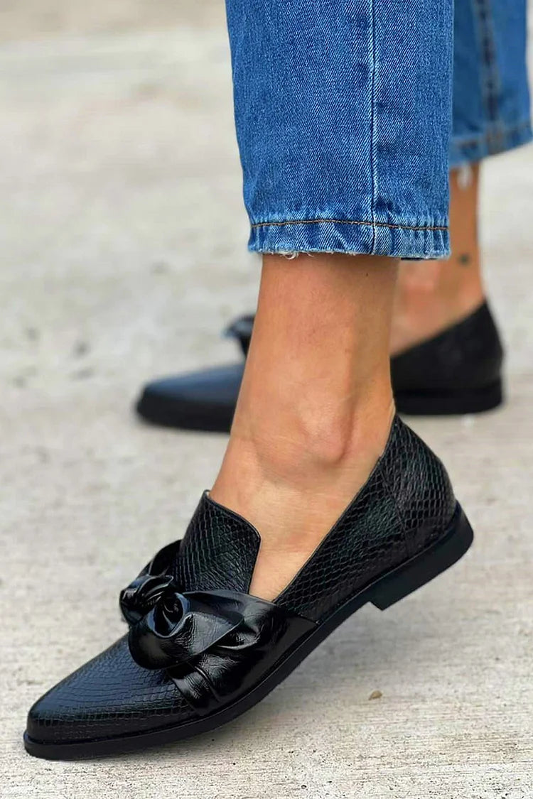 Leonie Comfortabele Schoenen met Strikdetail