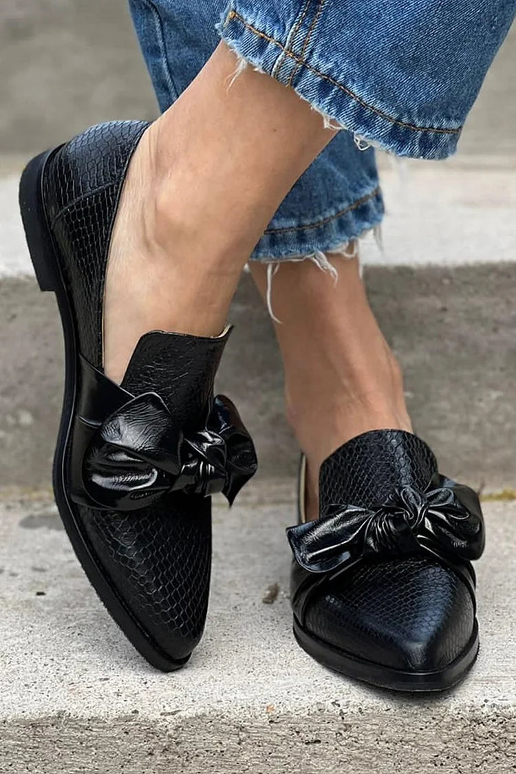 Leonie Comfortabele Schoenen met Strikdetail