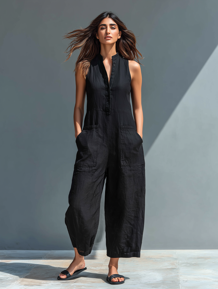 Lysandra Elegante Jumpsuit met Zakken