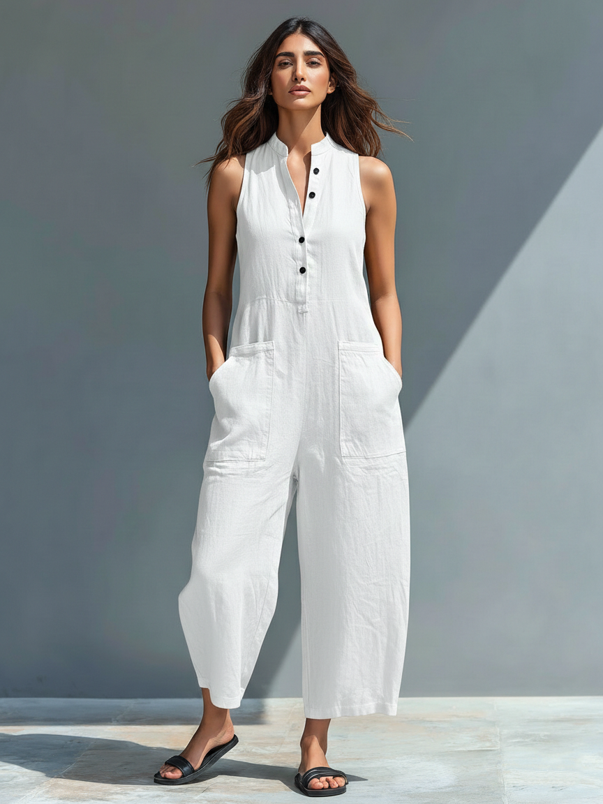 Lysandra Elegante Jumpsuit met Zakken
