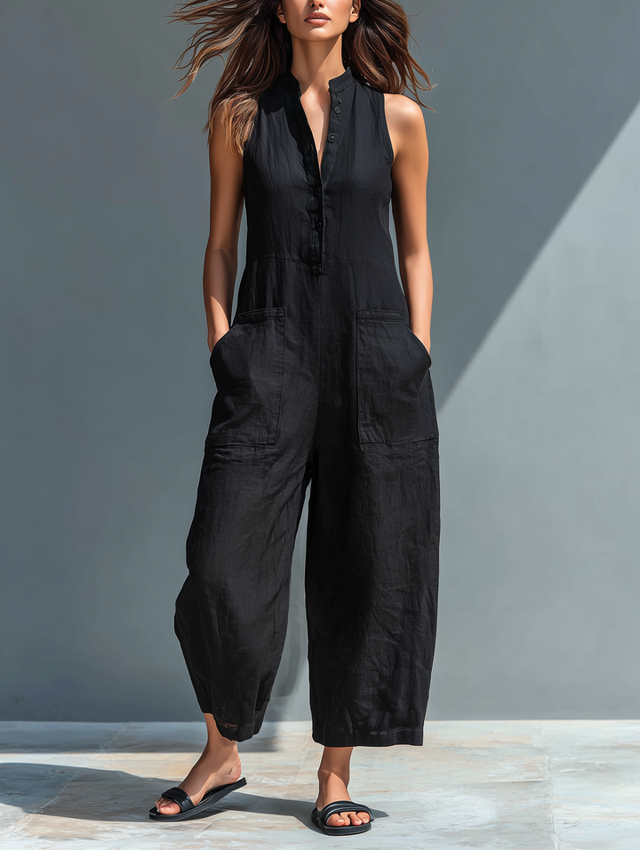 Lysandra Elegante Jumpsuit met Zakken