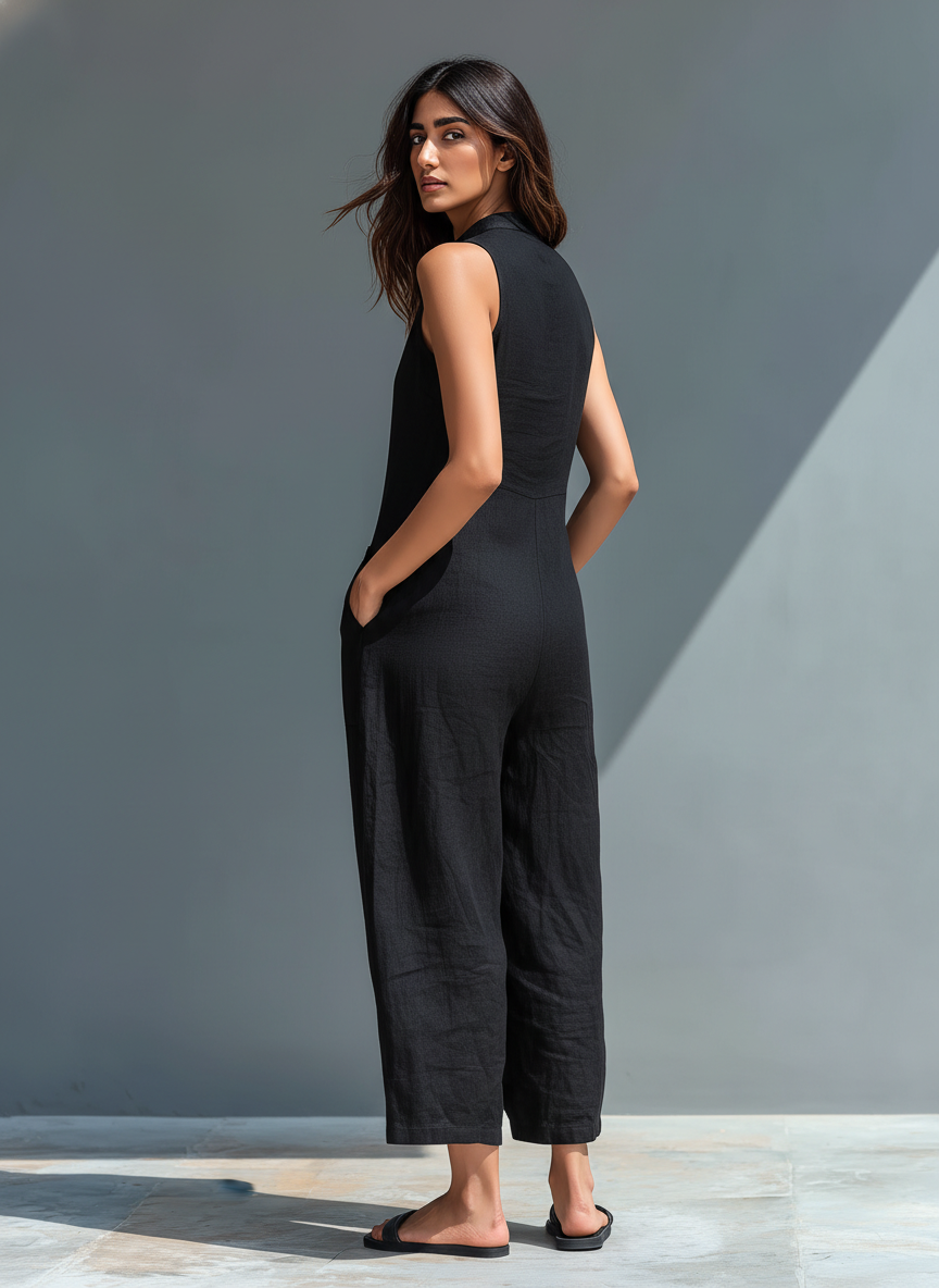 Lysandra Elegante Jumpsuit met Zakken
