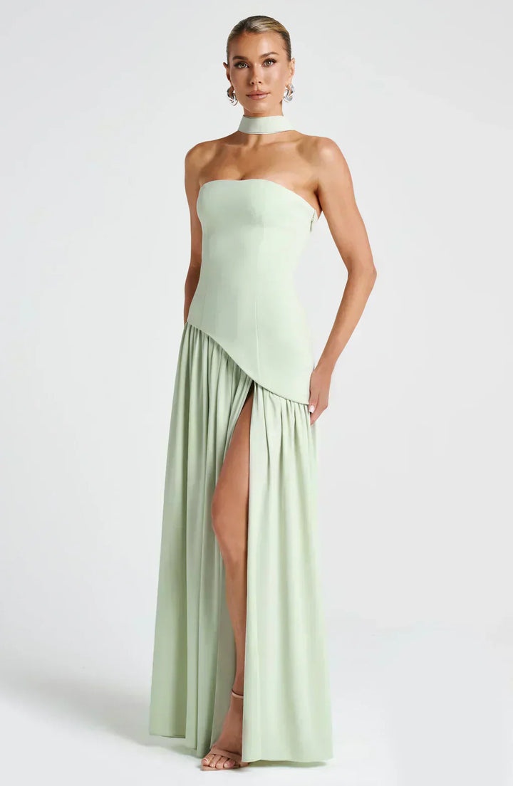 Emily Tijdloze Maxi Jurk met Split