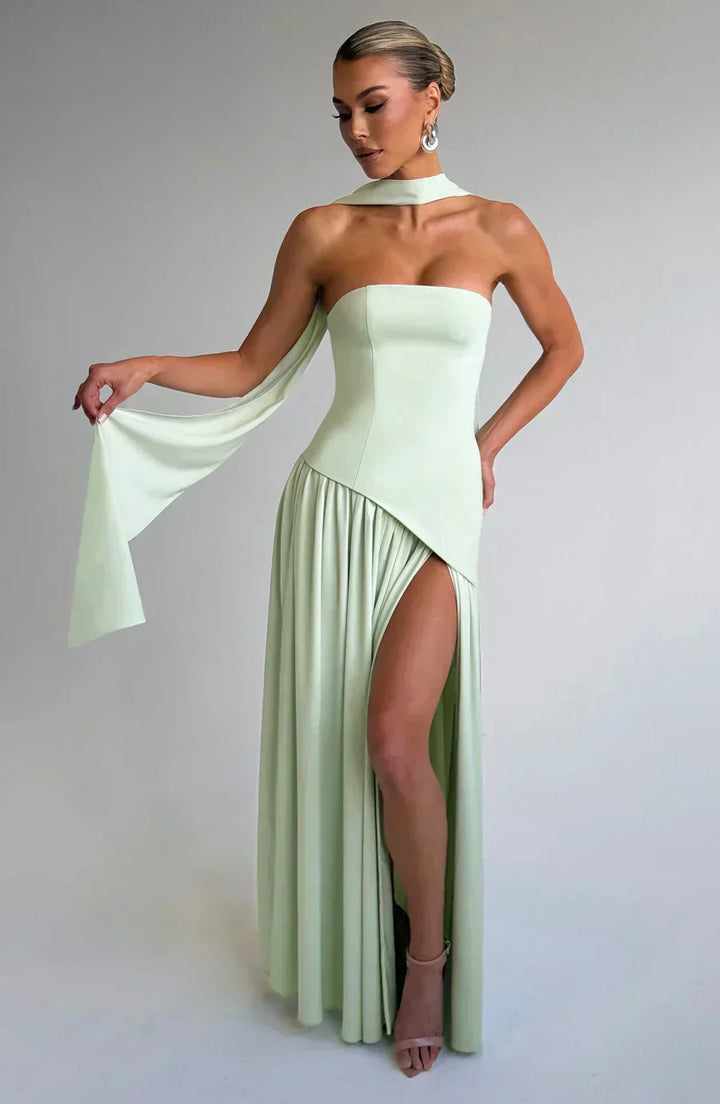 Emily Tijdloze Maxi Jurk met Split