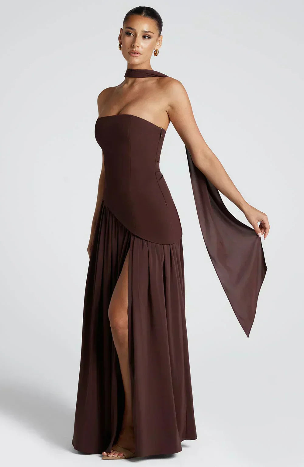 Emily Tijdloze Maxi Jurk met Split