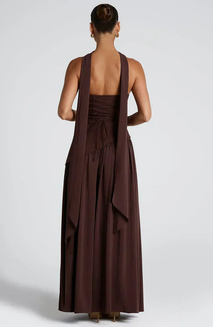 Emily Tijdloze Maxi Jurk met Split