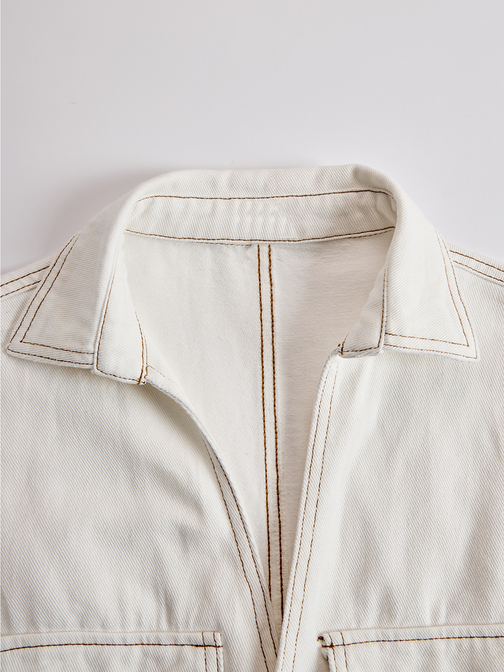 Marissa Verfijnde Mini Jurk met Knoopdetails
