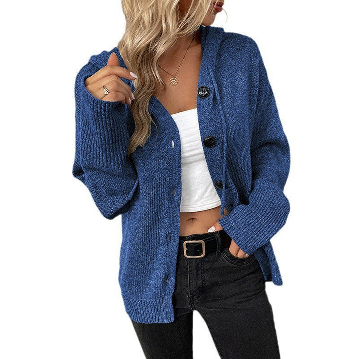Dames vest met capuchon en knoopsluiting voor een ruime pasvorm en comfort
