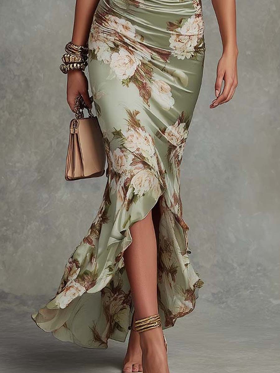 Minerva Elegante Maxi Jurk met V-hals