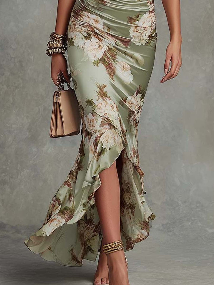 Minerva Elegante Maxi Jurk met V-hals