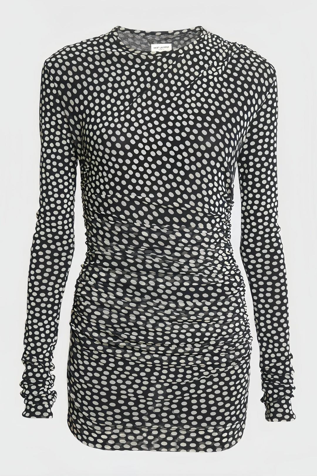 Lena Getailleerde Mini Jurk met Ronde hals