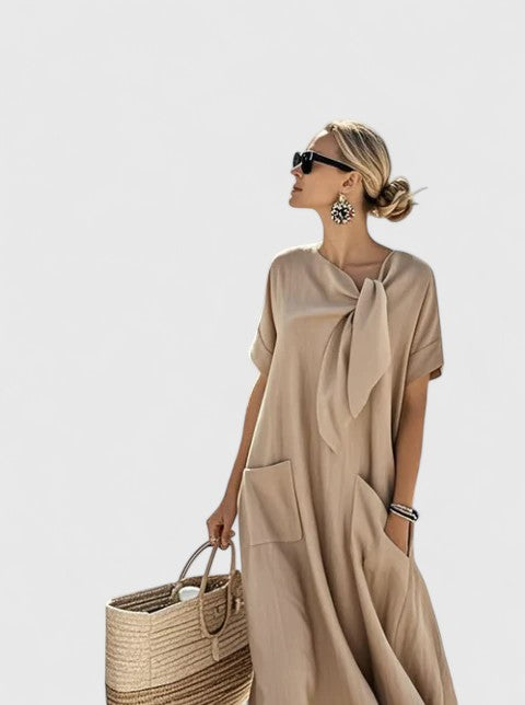Antonina Elegante Jurk met Zakken