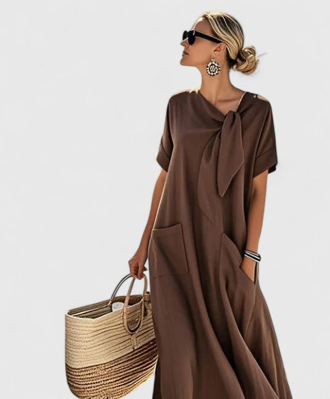 Antonina Elegante Jurk met Zakken