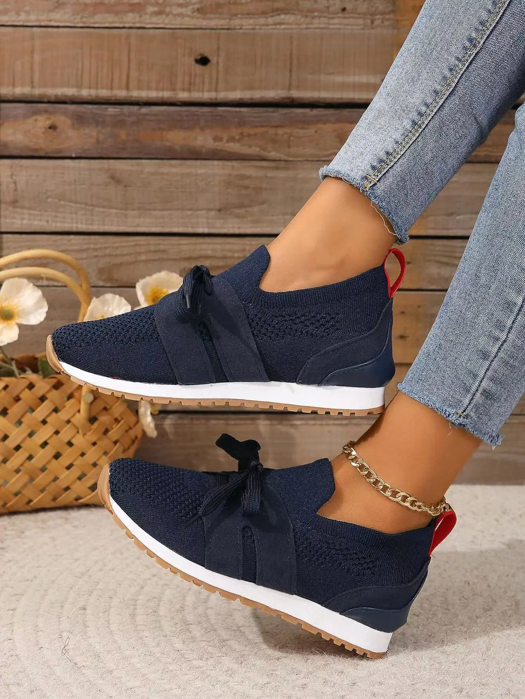 Ophelia Stijlvolle Sneakers met Strikdetail
