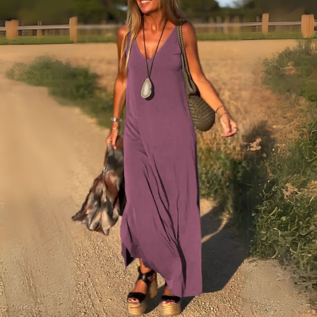 Elodie Elegante Jurk met V-hals