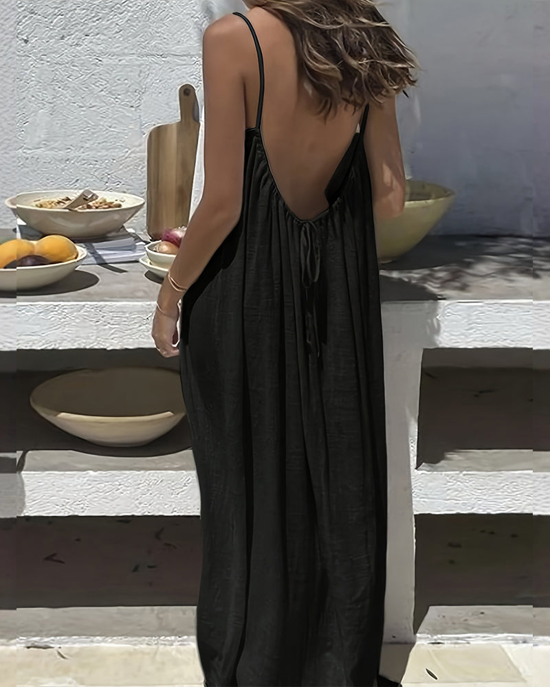 Sloane Relaxte Maxi Jurk