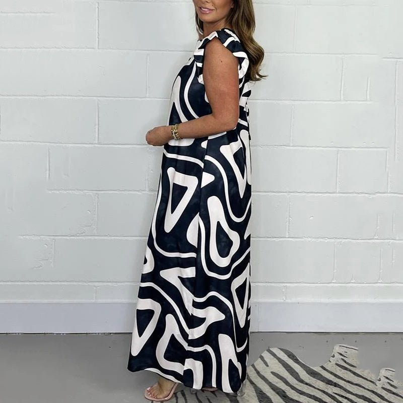 Nova Getailleerde Jumpsuit met V-hals