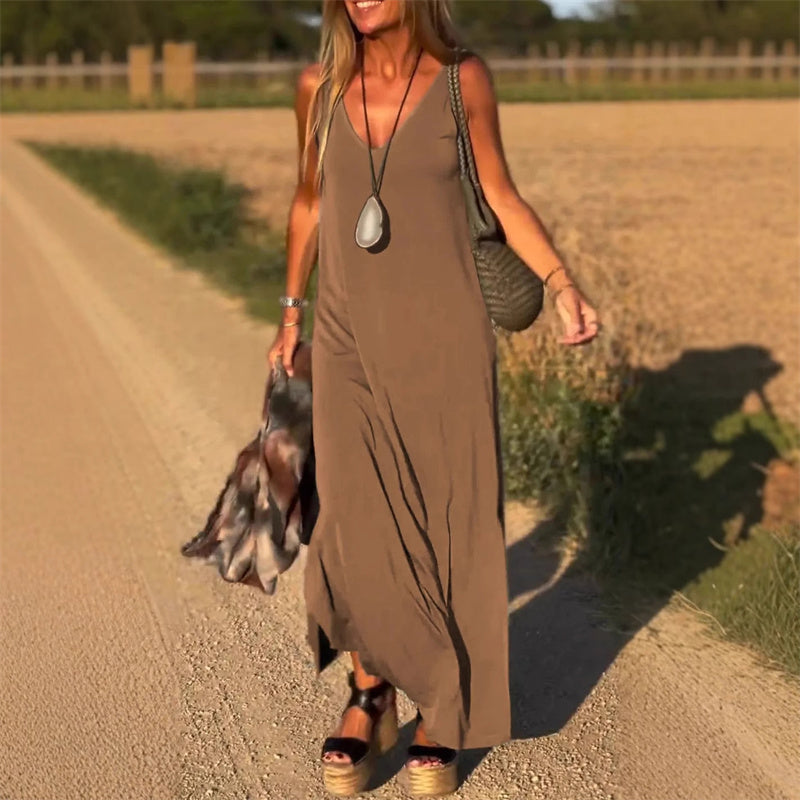 Elodie Elegante Jurk met V-hals