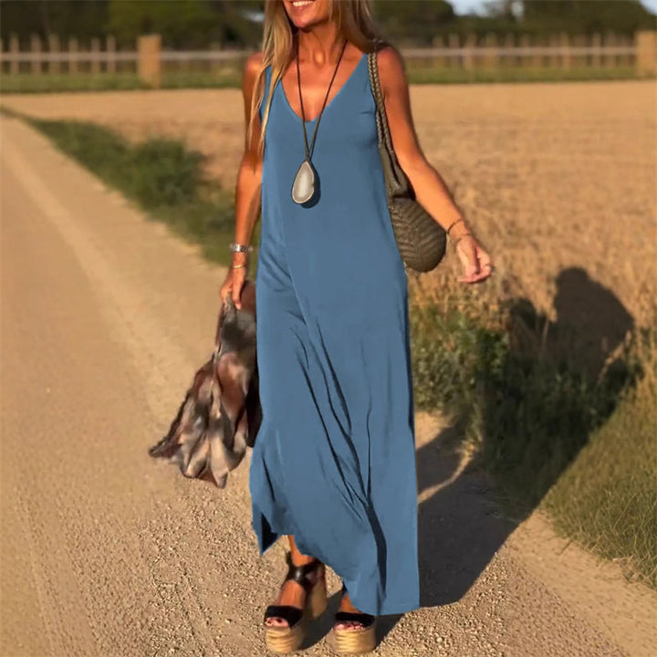Elodie Elegante Jurk met V-hals