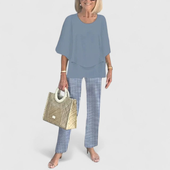 Marzyelle Tijdloze Set met Ronde hals