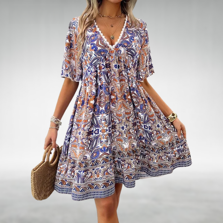 Tahlia Elegante Mini Jurk met V-hals