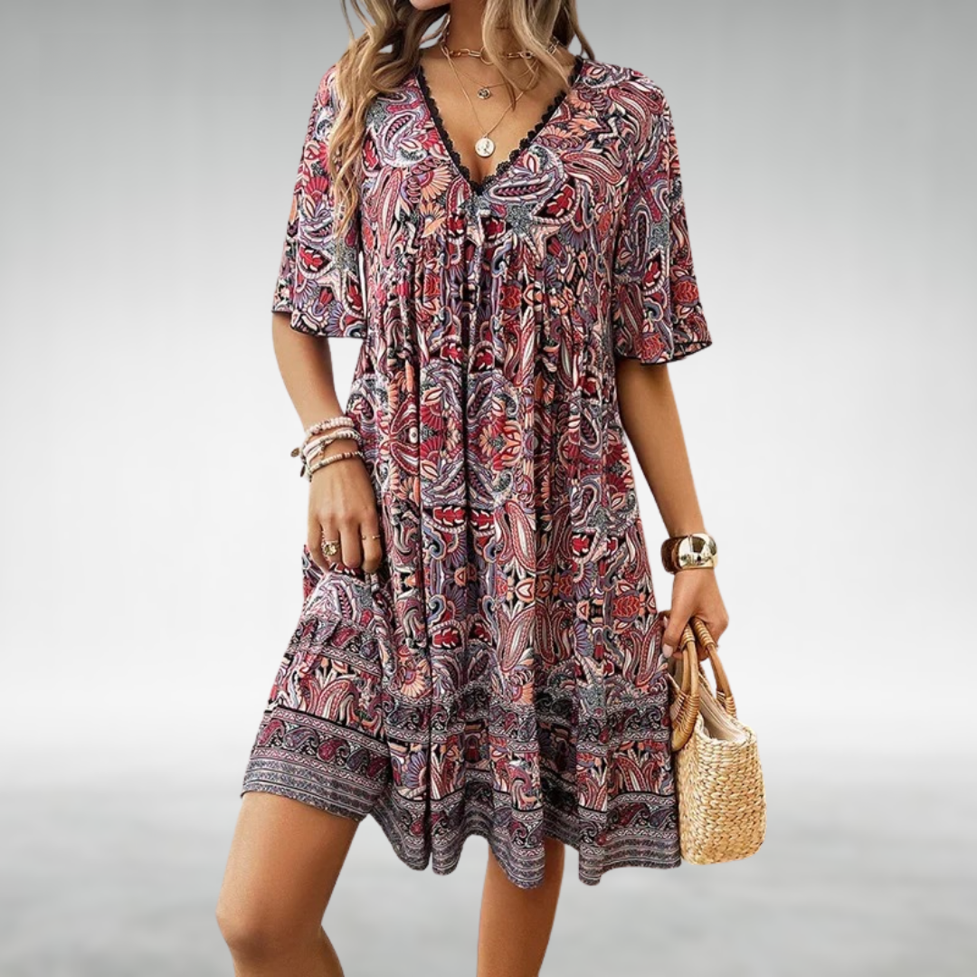 Tahlia Elegante Mini Jurk met V-hals