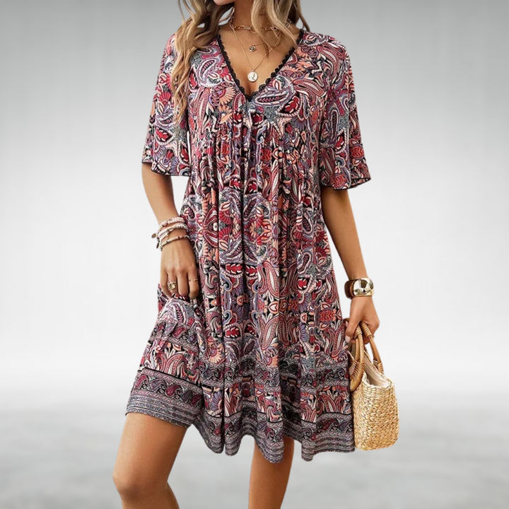 Tahlia Elegante Mini Jurk met V-hals