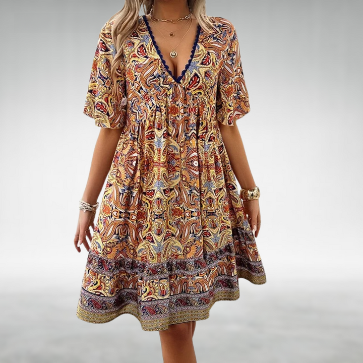 Tahlia Elegante Mini Jurk met V-hals