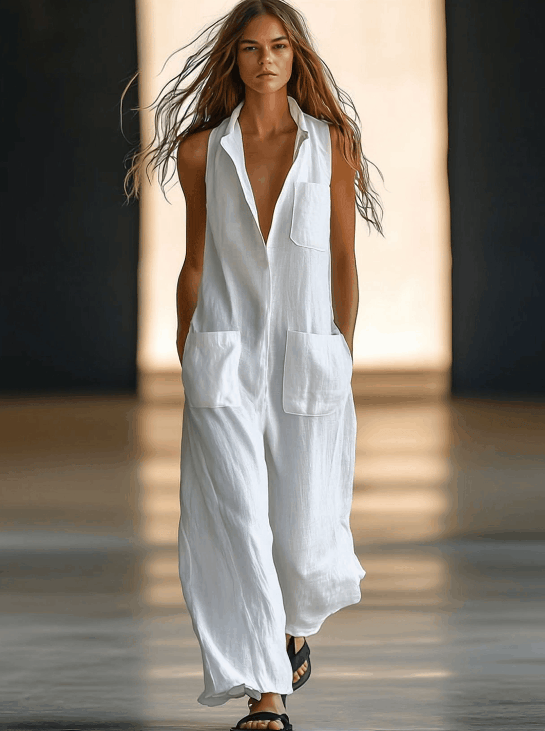 Tempest Stijlvolle Jumpsuit met Knoopdetails