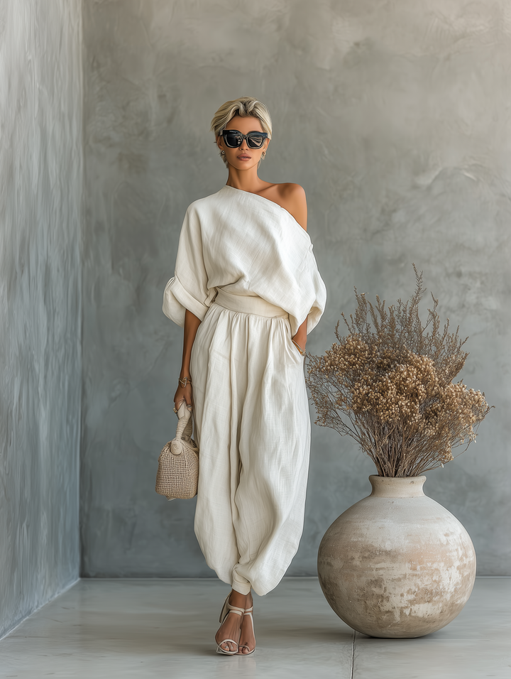 Thessalië Tijdloze Set met Off-shoulder