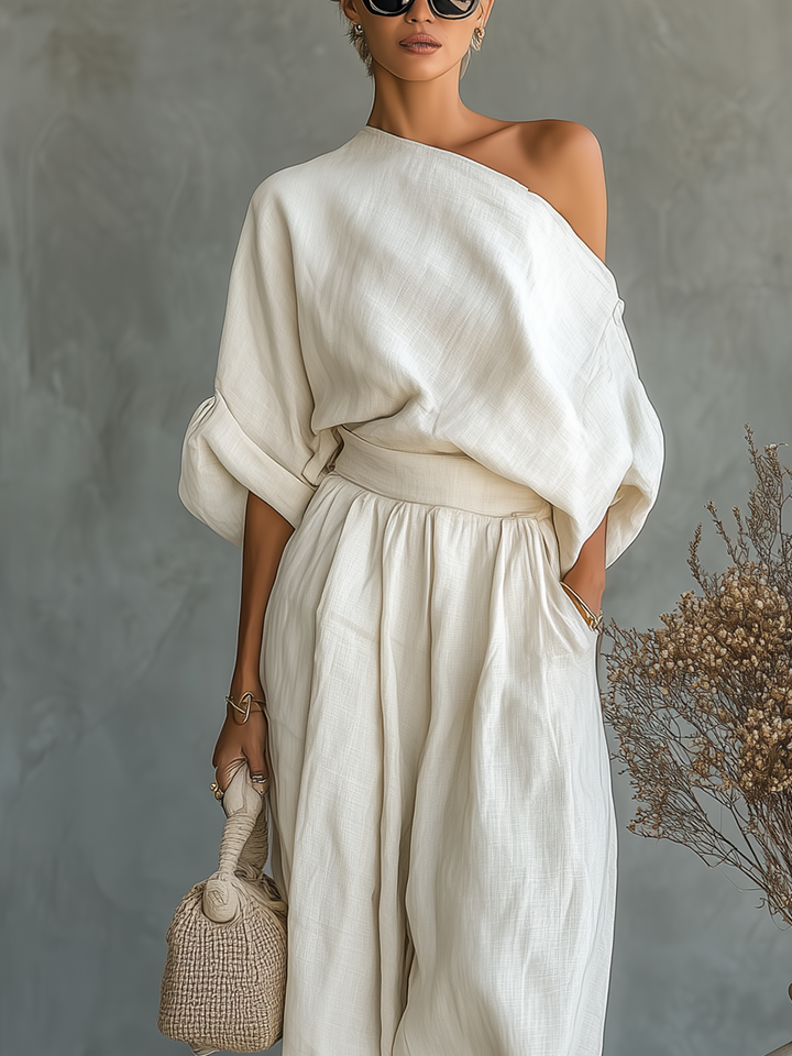 Thessalië Tijdloze Set met Off-shoulder
