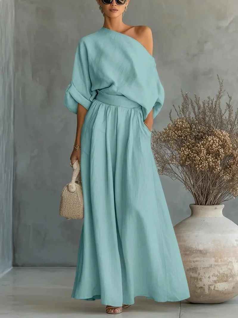 Thessalië Tijdloze Set met Off-shoulder