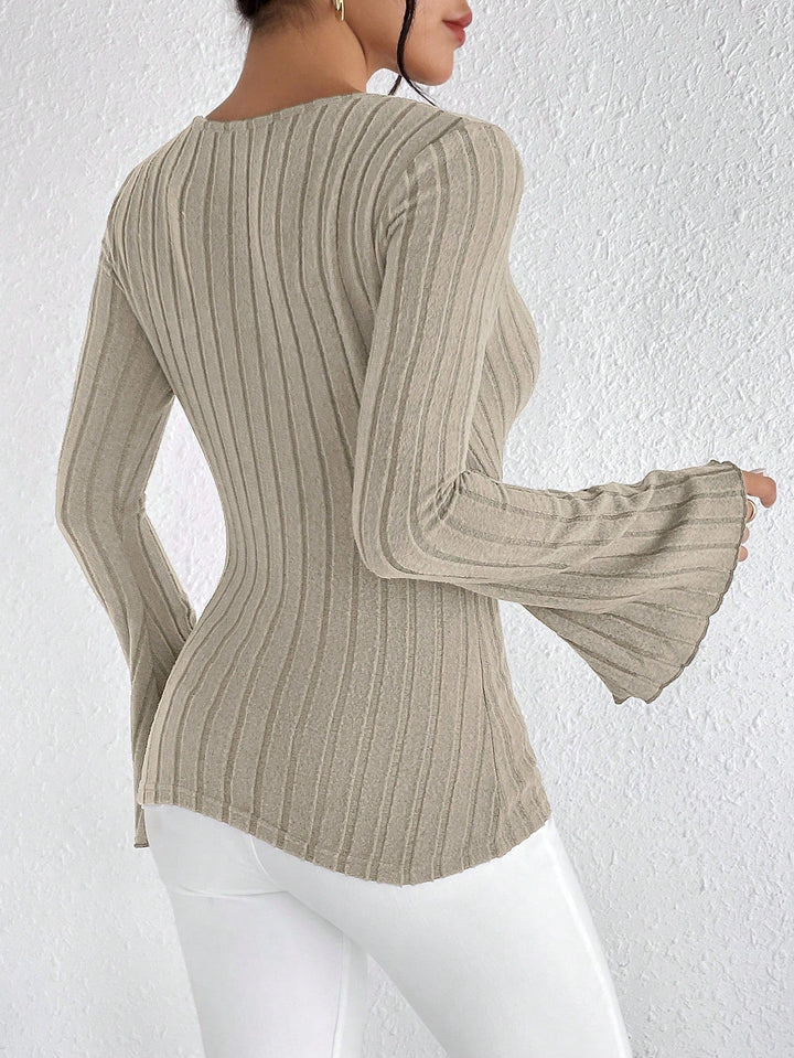 Camina Tijdloze Top met V-hals
