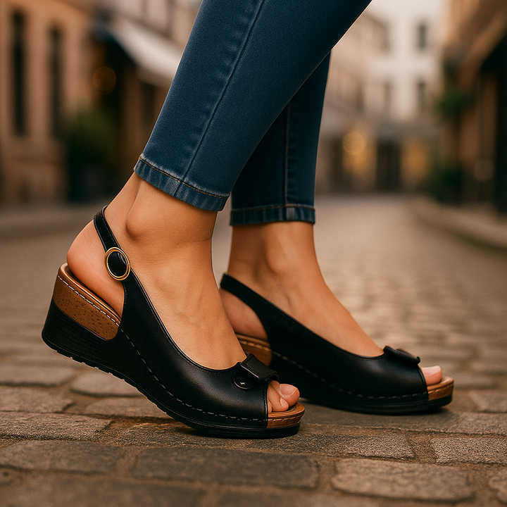 Valencia Elegante Sandalen met Enkelbandje