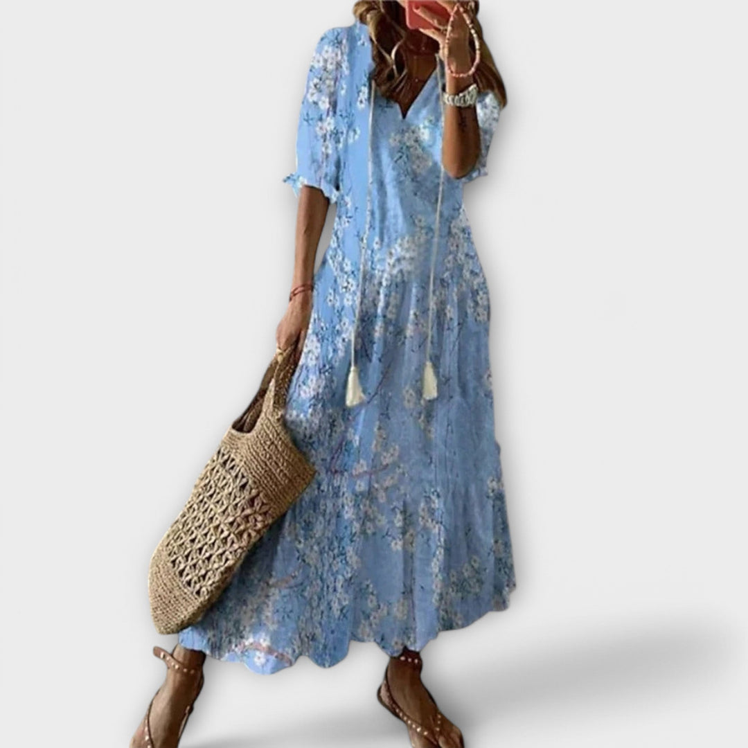 Savannah Elegante Maxi Jurk